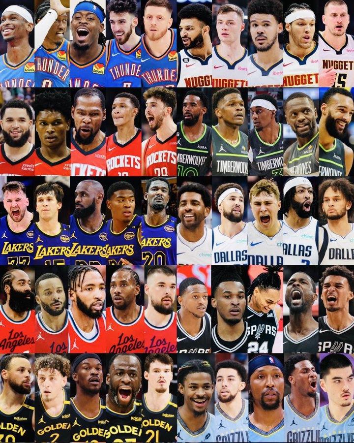 狂野西部！美媒晒西部强队 雷霆&amp;amp;火箭&amp;amp;湖人&amp;amp;勇士&amp;amp;快船群雄逐鹿